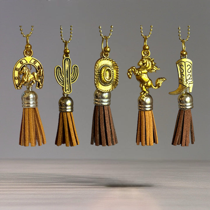 Wild West Tassel Charm - Tumbler Handle Charm
