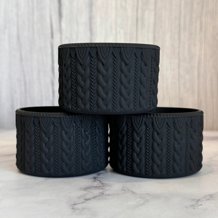 BLACK MACRAME Tumbler Boot -fits 20-40oz