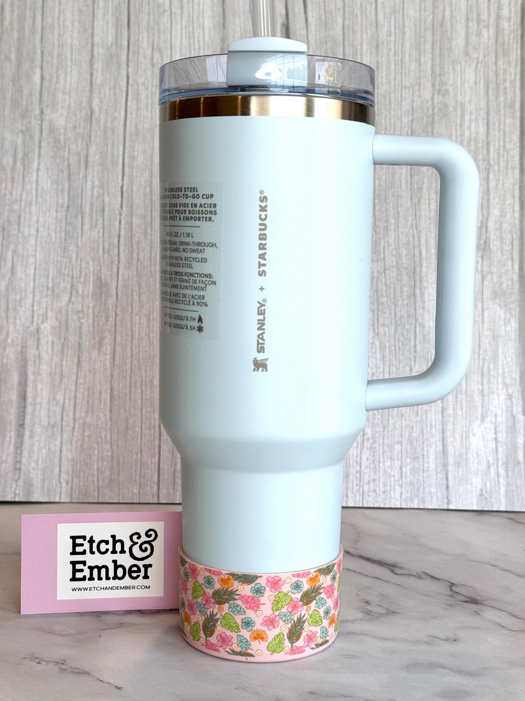 TROPICAL RETREAT Tumbler Boot -fits 20-40oz