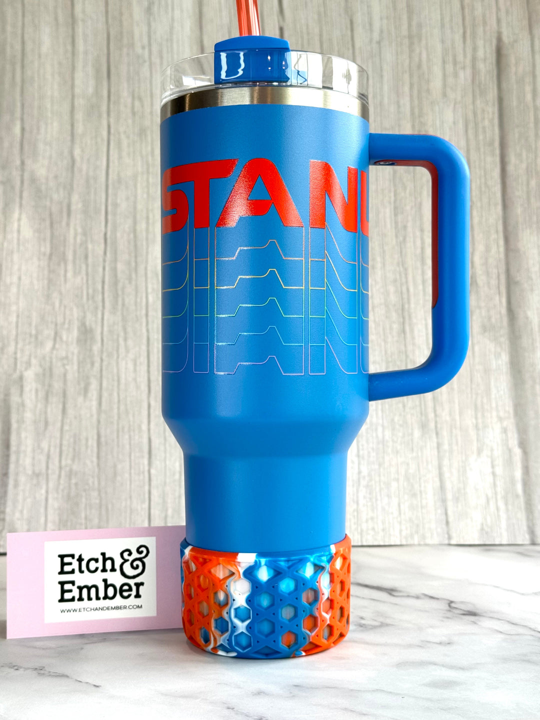 Azure Reverb Remix WAFFLE Tumbler Boot -fits 20-40oz  box