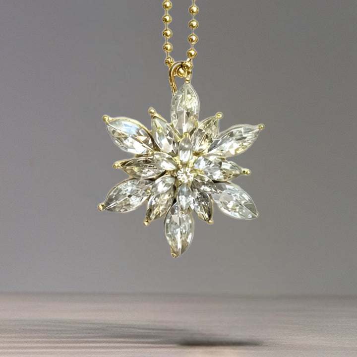 Bling Vintage Snowflake Charm - Tumbler Handle Charm