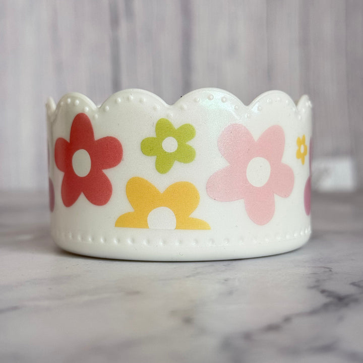 Spring Daisy Scallop Tumbler Boot -fits 20-40oz