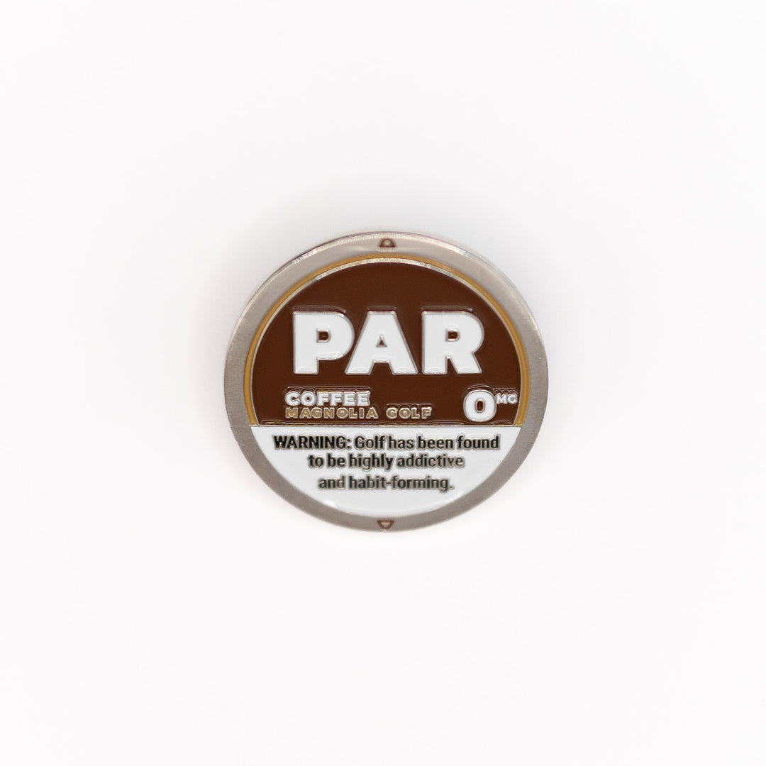 "PAR" BALL MARKER - Coffee