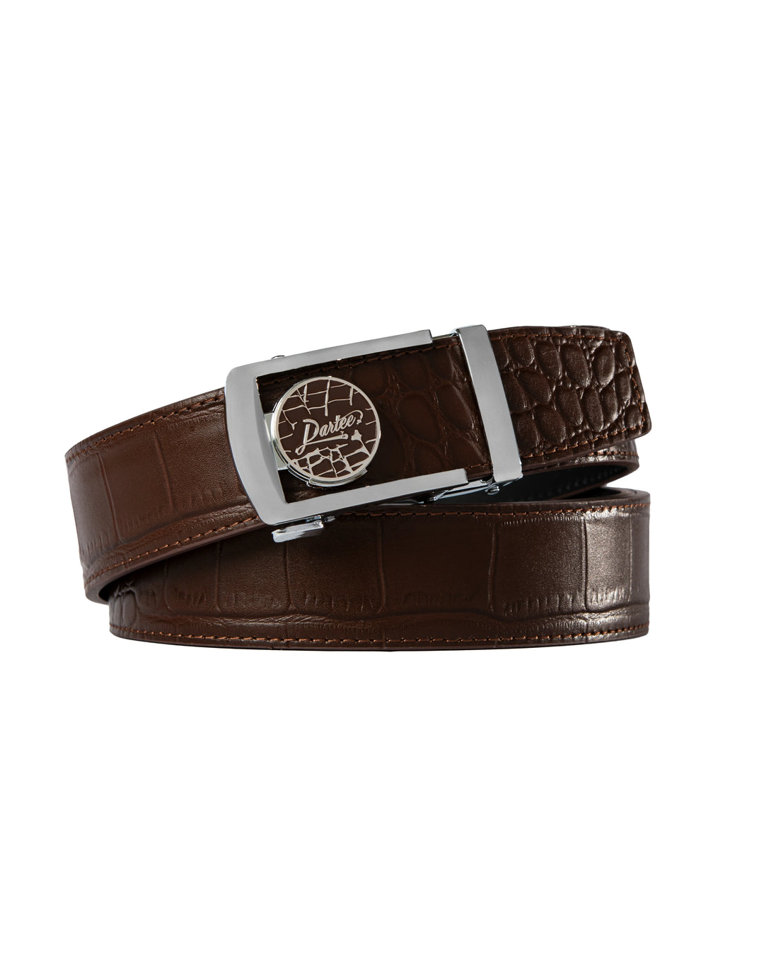 Bayou Brown Gator Golf Belt