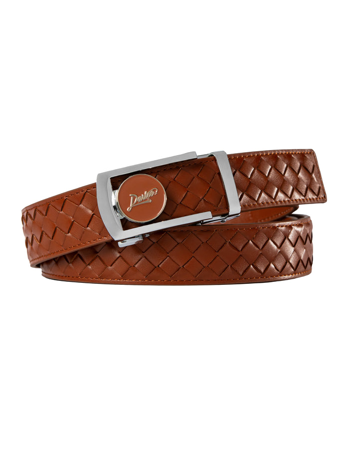 Brown Braid Golf Belt