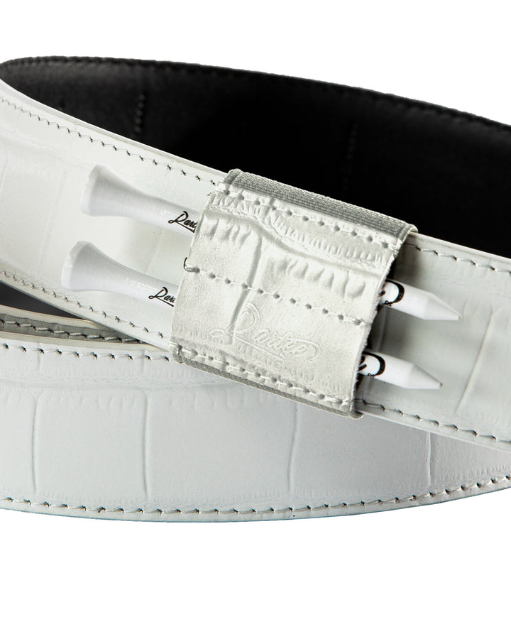 Albino Gator Golf Belt
