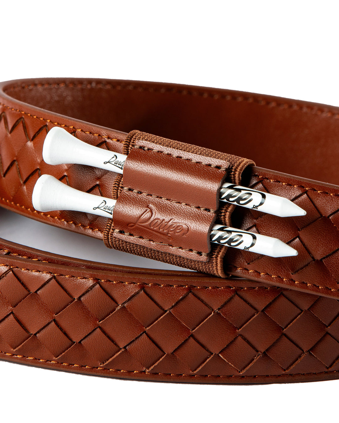 Brown Braid Golf Belt