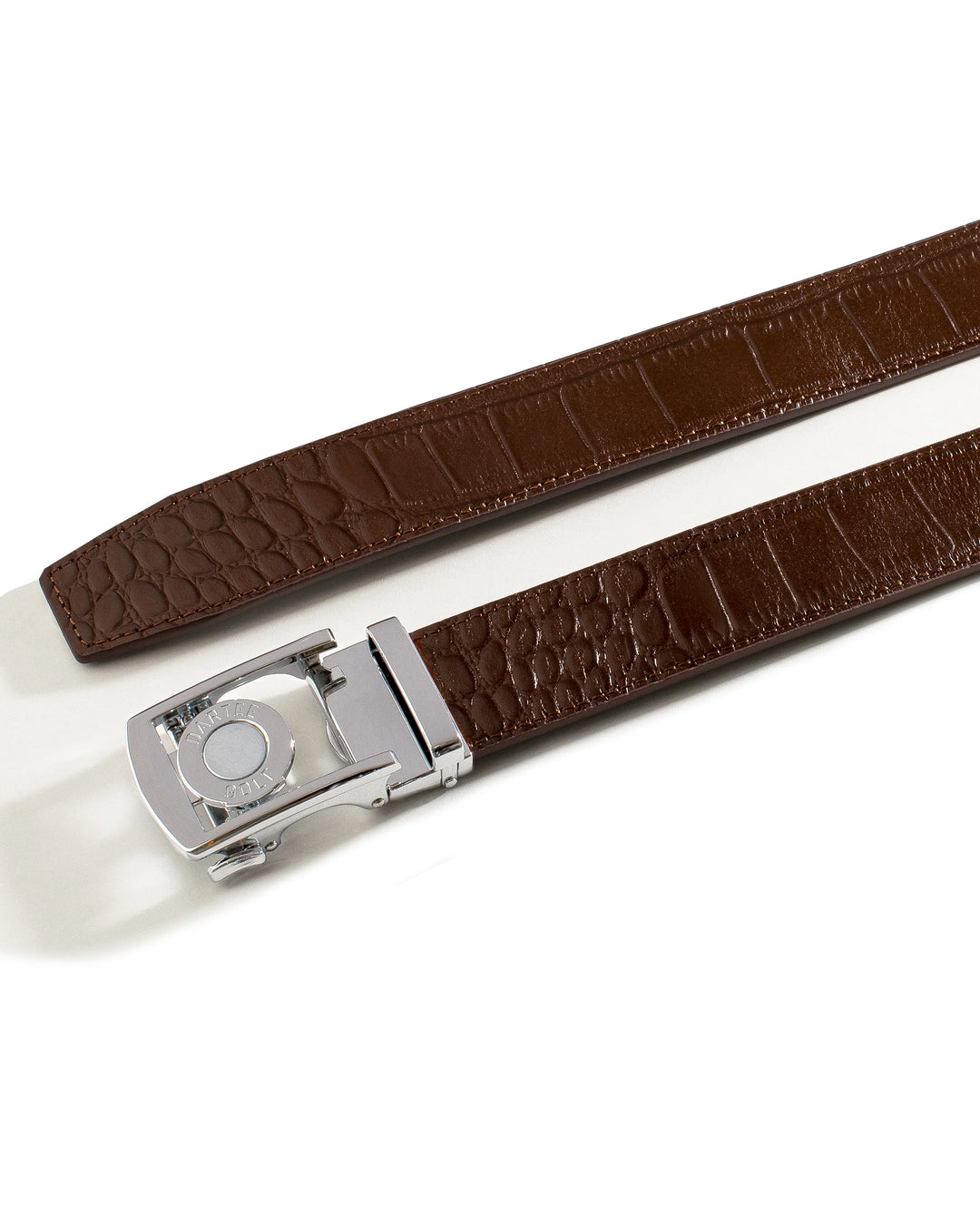 Bayou Brown Gator Golf Belt
