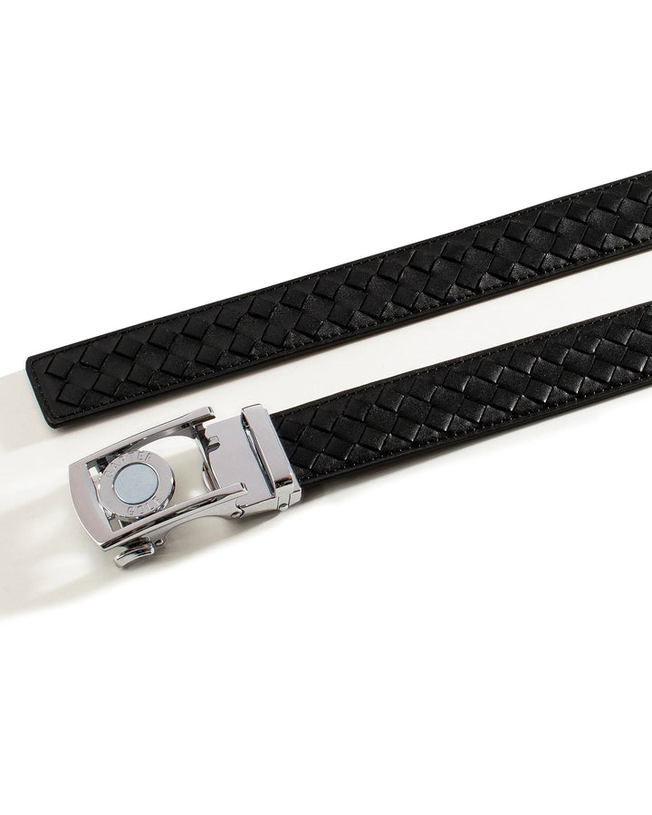 Black Braid Golf Belt
