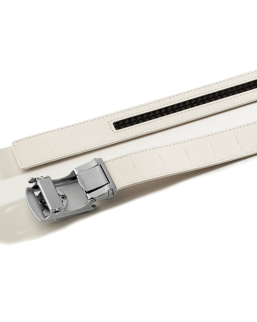 White Braid Golf Belt