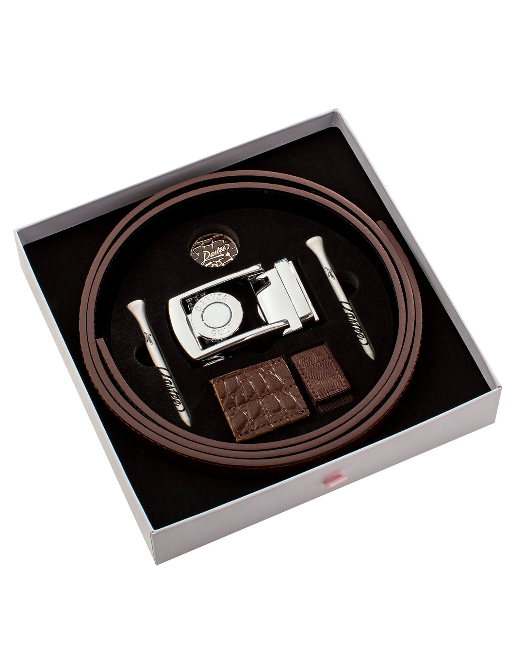 Bayou Brown Gator Golf Belt