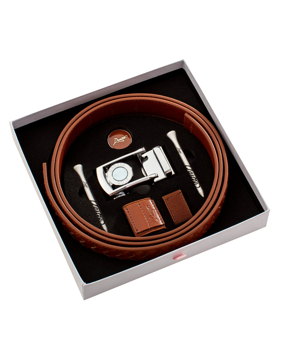 Brown Braid Golf Belt