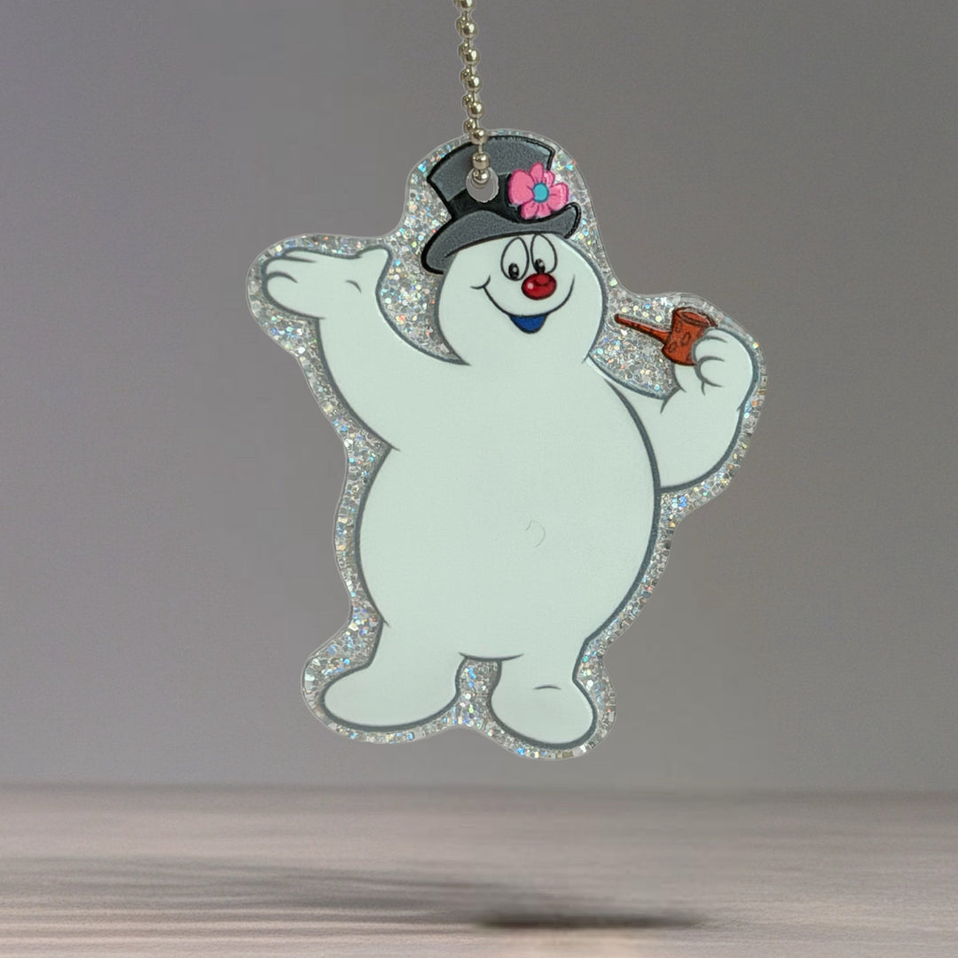 Frosty The Snowman Charm - Tumbler Handle Charm
