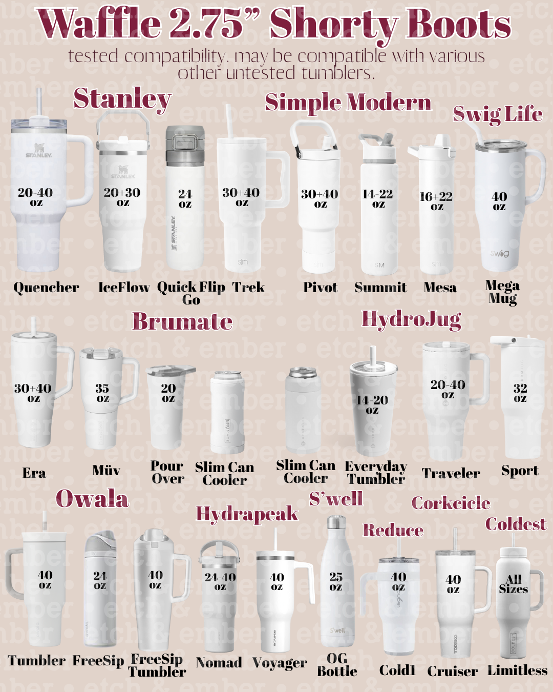 Waffle 2.75" Shorty  Boots