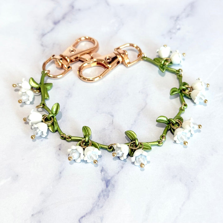 Snowdrops Deluxe Tumbler Charm Necklace