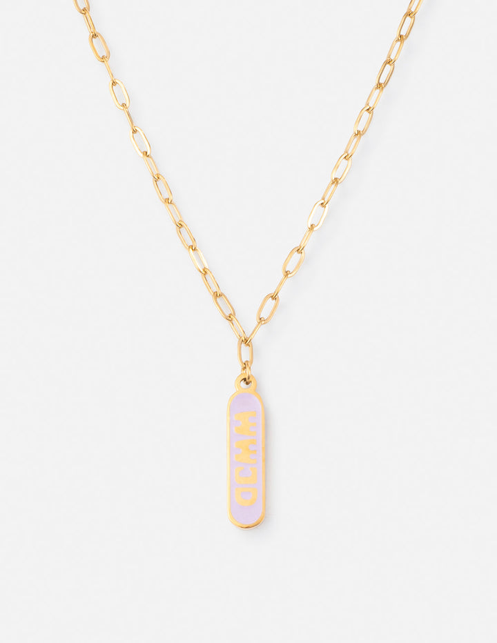 Enamel WWJD Necklace