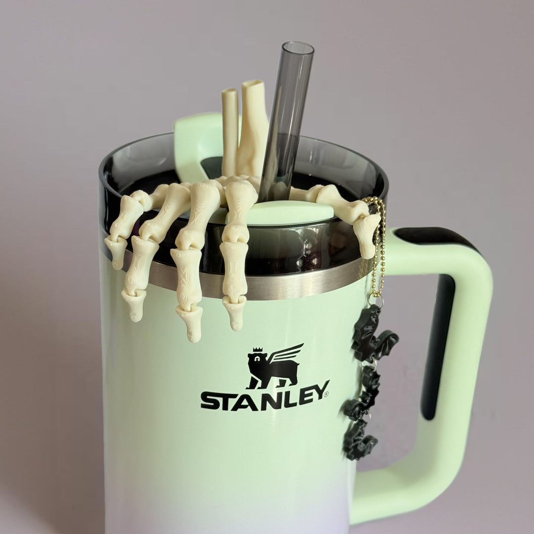 3D Skeleton Hand Charm - Tumbler Handle Charm