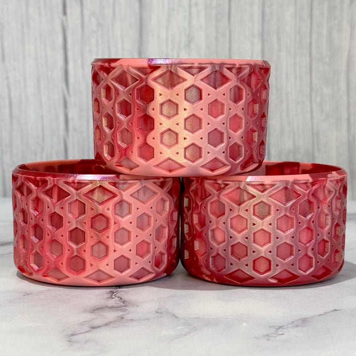 Winterberry Shimmer Remix Waffle Tumbler Boot -fits 20-40oz