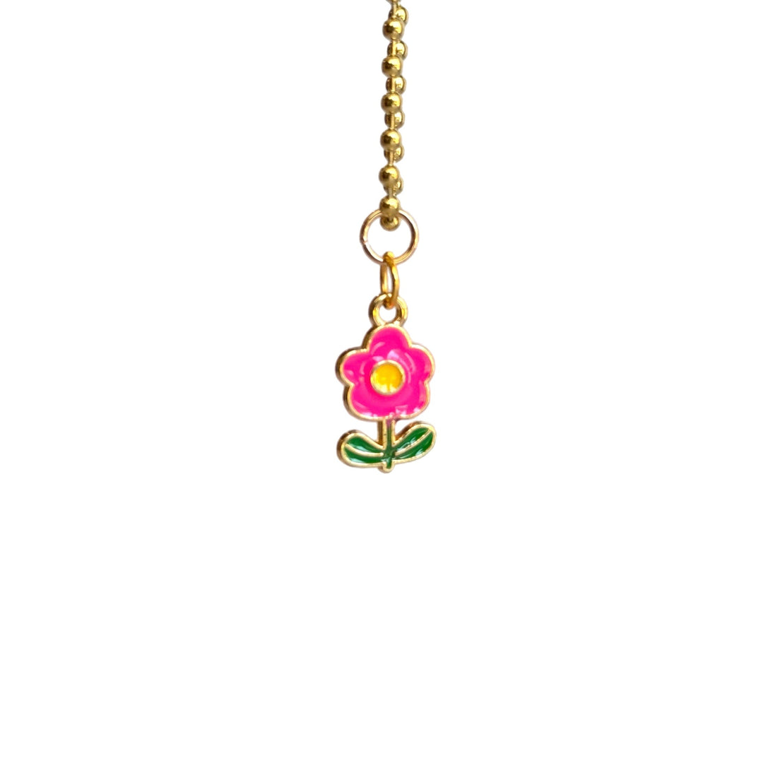 Tiny Daisy Charm - Tumbler Handle Charm