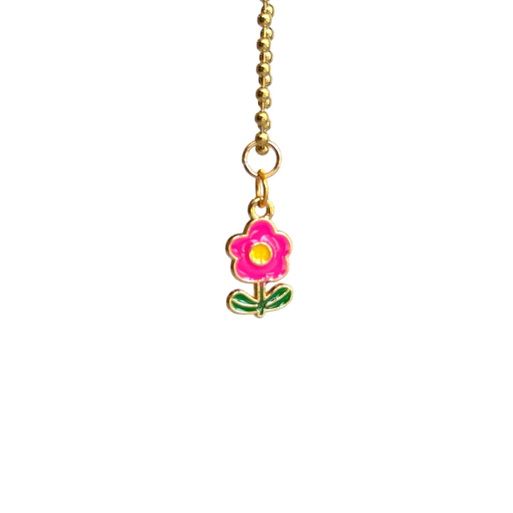 Tiny Daisy Charm - Tumbler Handle Charm