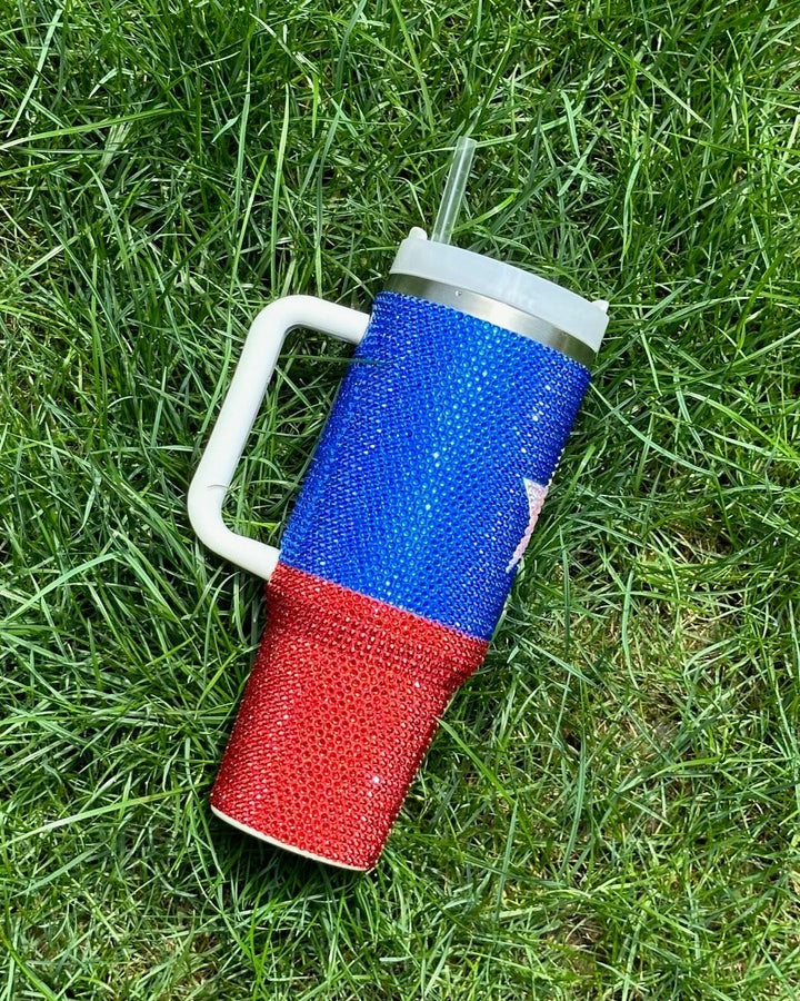 Pre-Order: 40 Oz. Crystal TEXAS Tumbler (Ships Approx. 7/15)