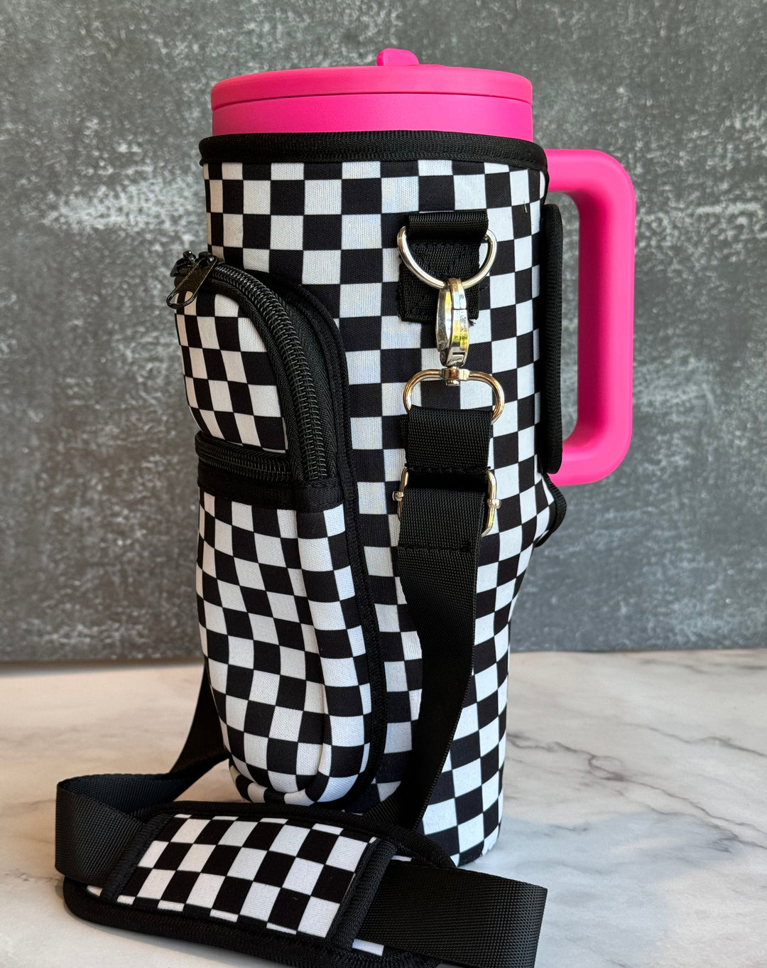 Protective Tumbler Sleeve with Sling-Neoprene