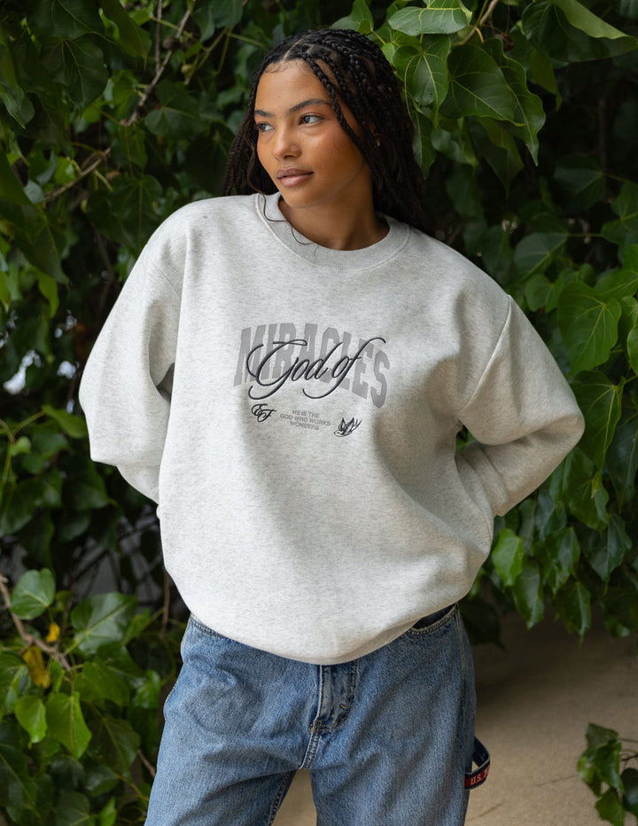 God of Miracles Unisex Crewneck