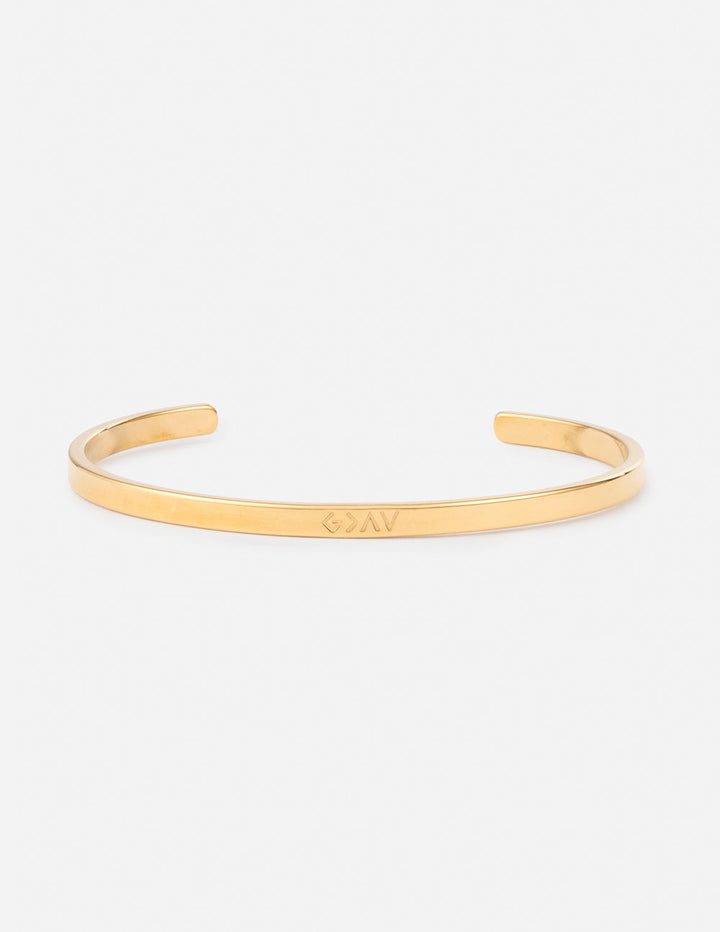Gold Highs and Lows Cuff Bracelet
