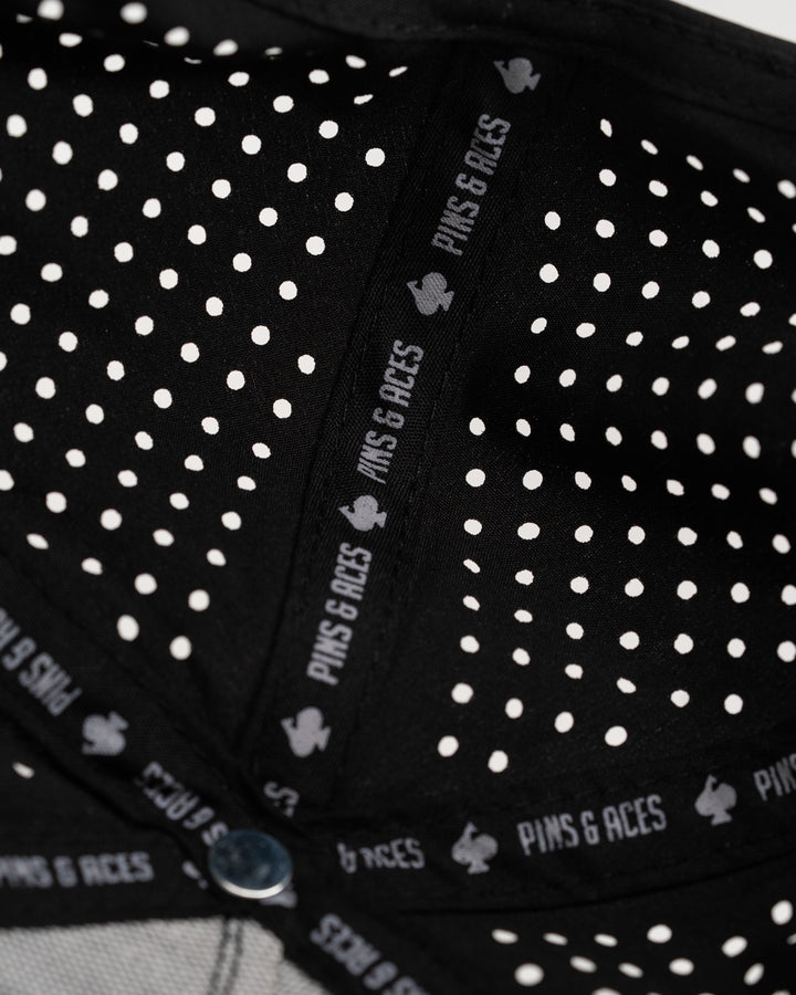 Thor's Hammer Black - Perforated Rope Hat