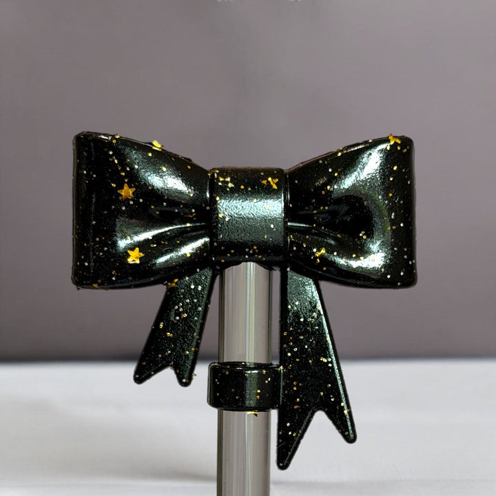 Black & Gold Glitter Waffle Boot