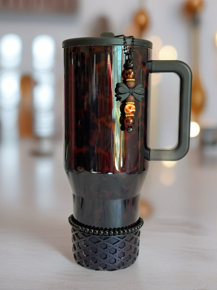 Tortoise Bar Charm - Tumbler Handle Charm