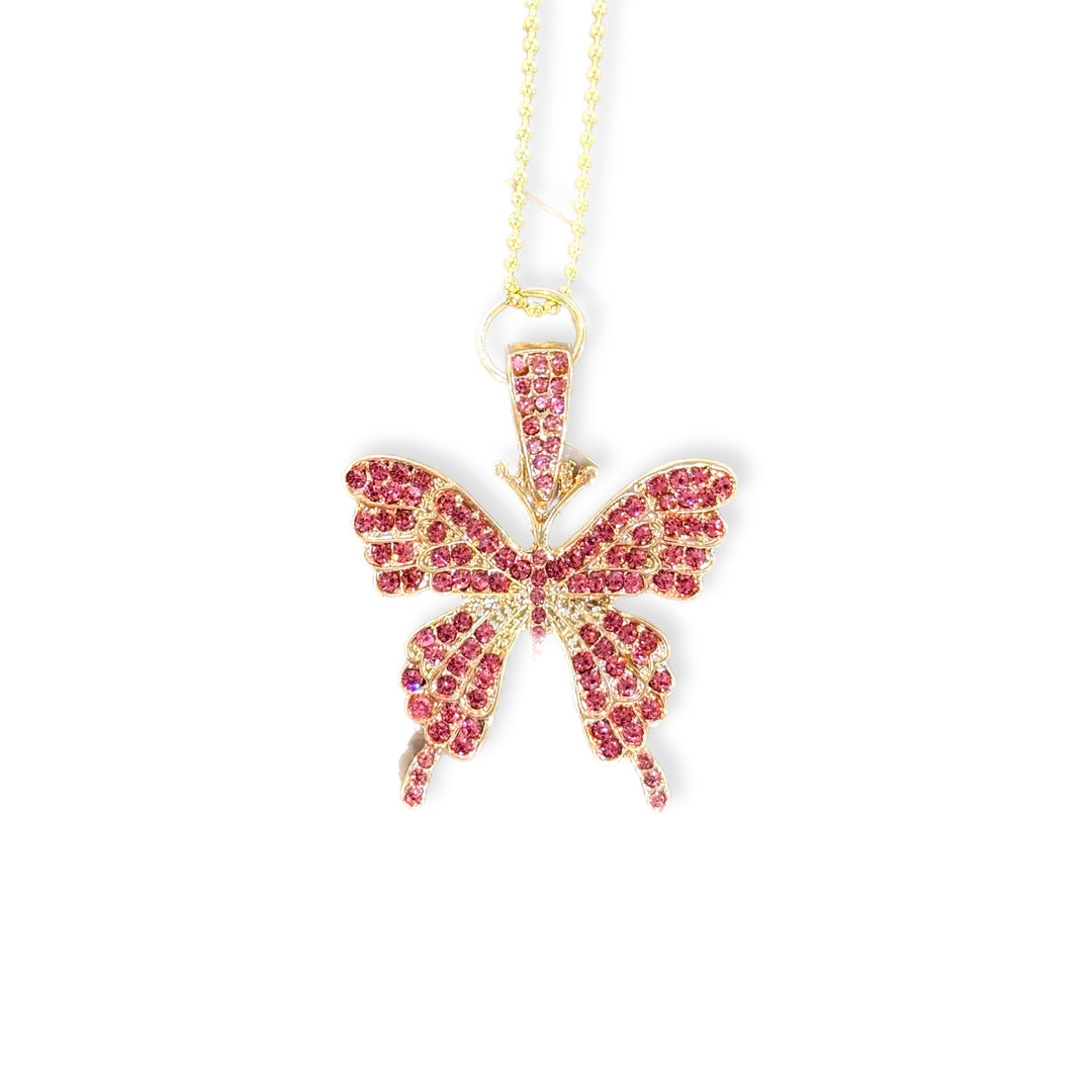 BLING BUTTERFLY Charm - Tumbler Handle Charm