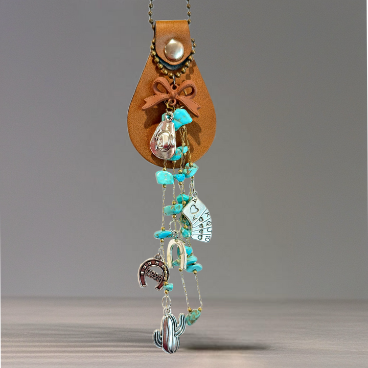 *Limited Edition* Turquoise Trails Charm - Tumbler Handle Charm