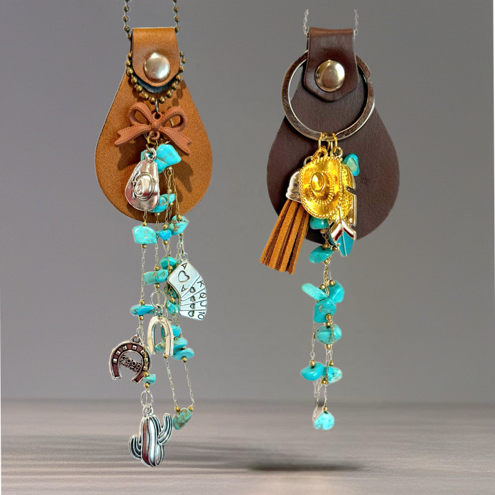 *Limited Edition* Turquoise Trails Charm - Tumbler Handle Charm