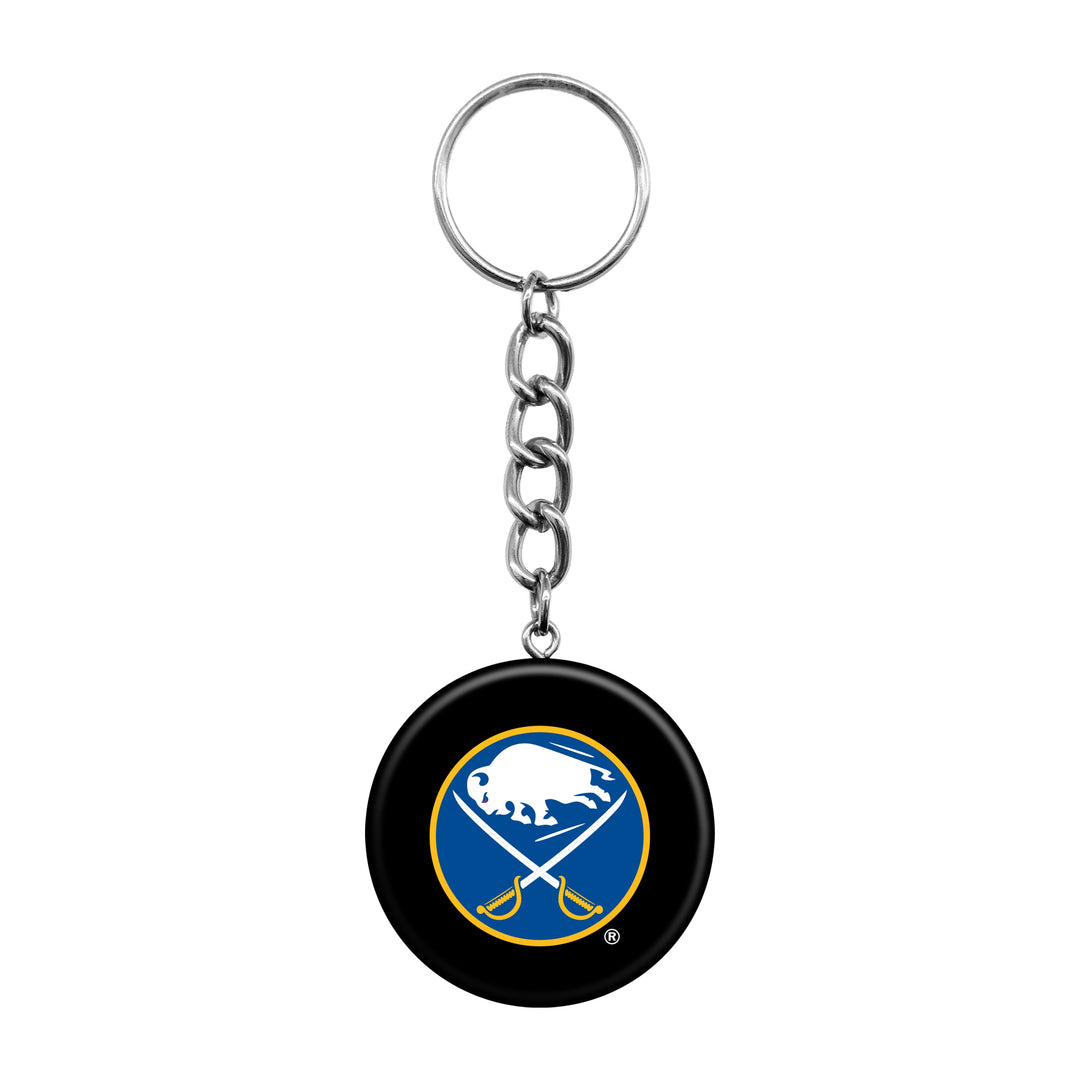 Buffalo Sabres Mini Hockey Puck Keychain