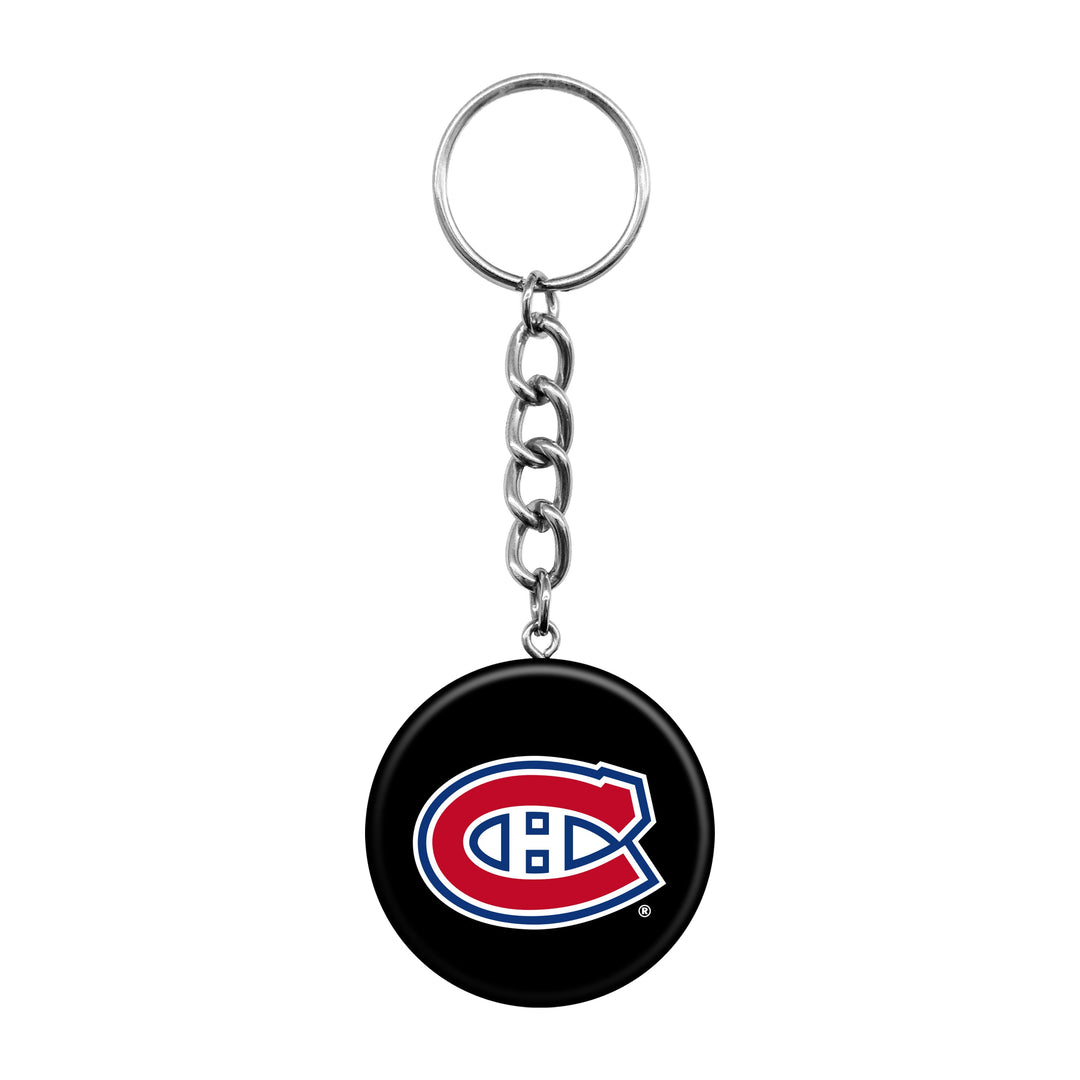 Montreal Canadiens Mini Hockey Puck Keychain