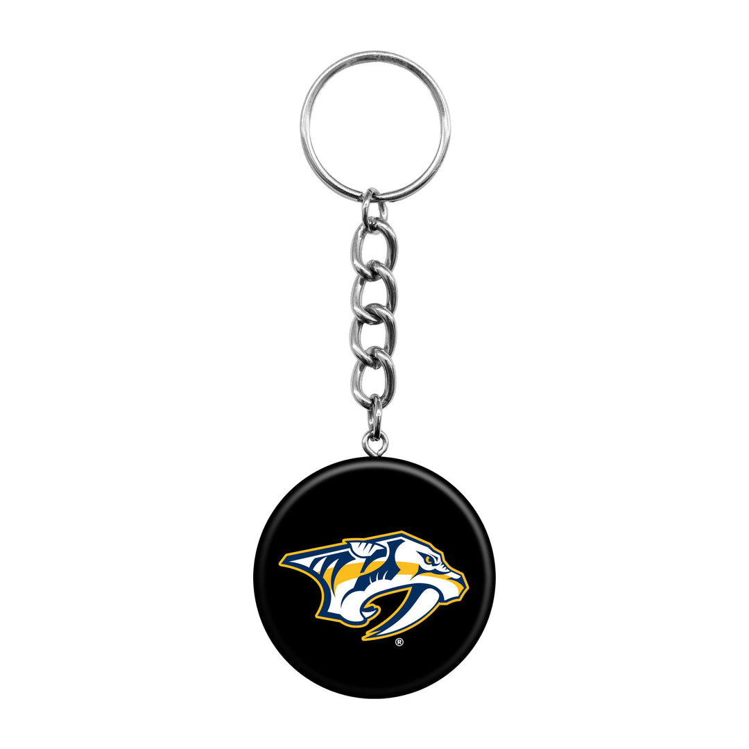 Nashville Predators Mini Hockey Puck Keychain