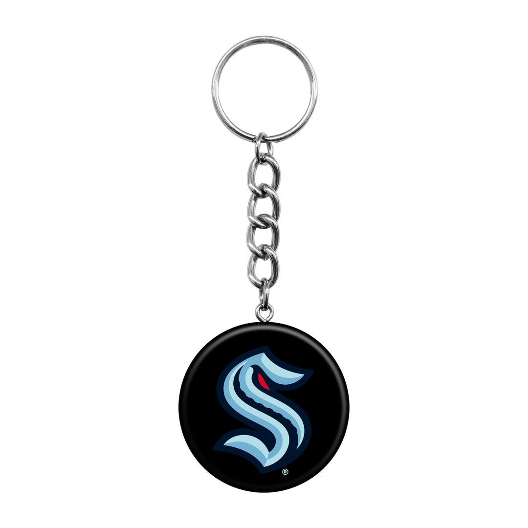 Seattle Kraken Mini Hockey Puck Keychain