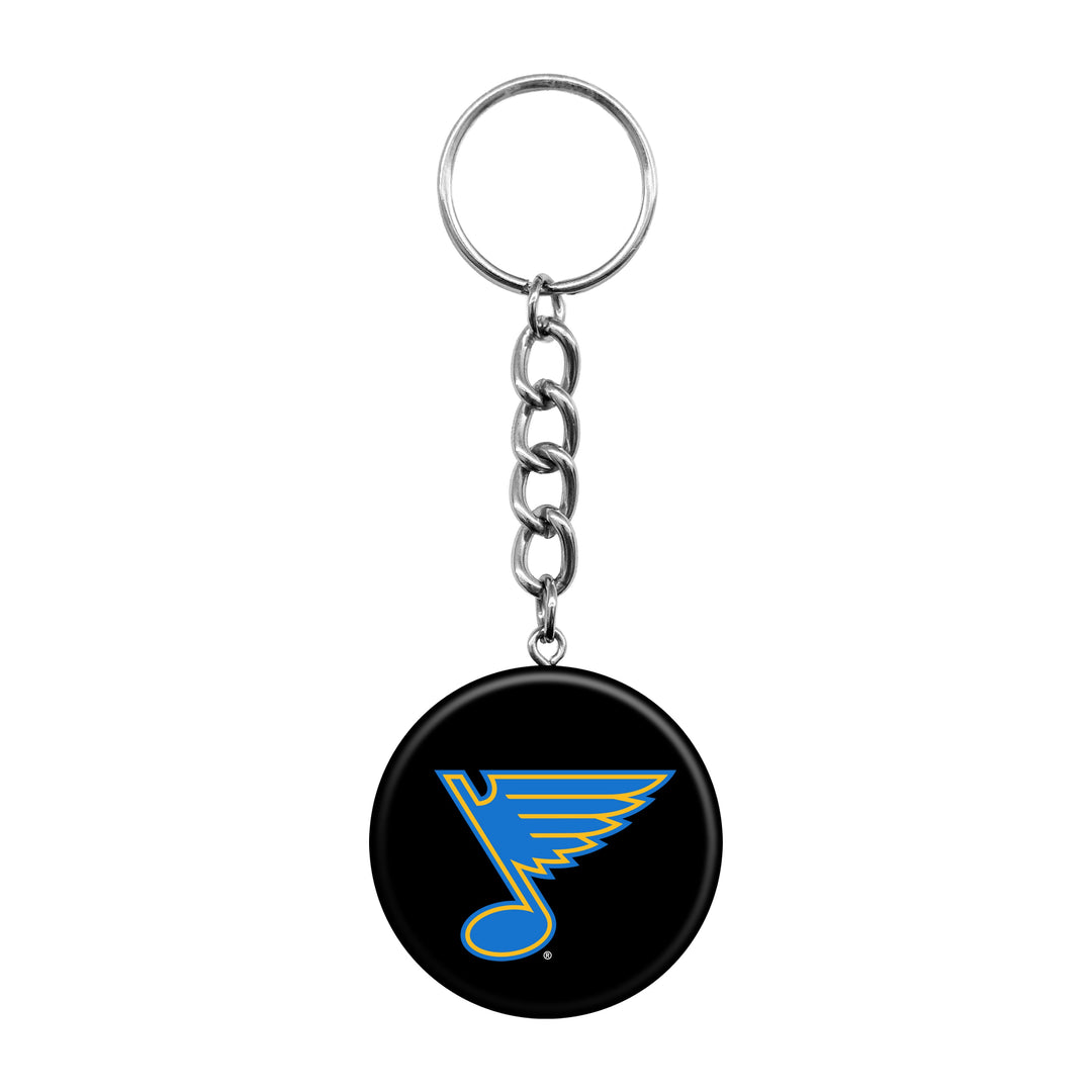St. Louis Blues Mini Hockey Puck Keychain