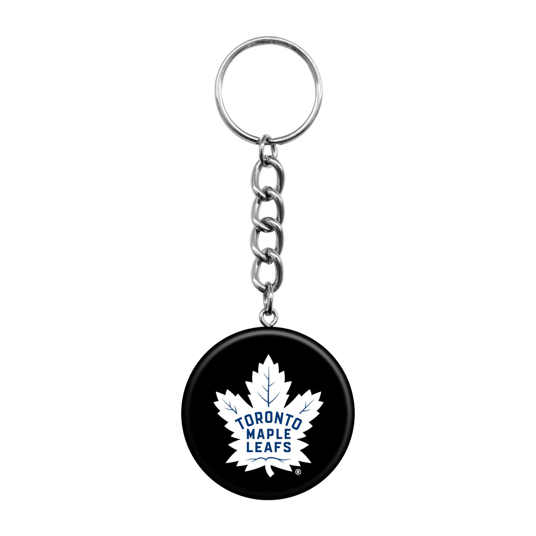Toronto Maple Leafs Mini Hockey Puck Keychain