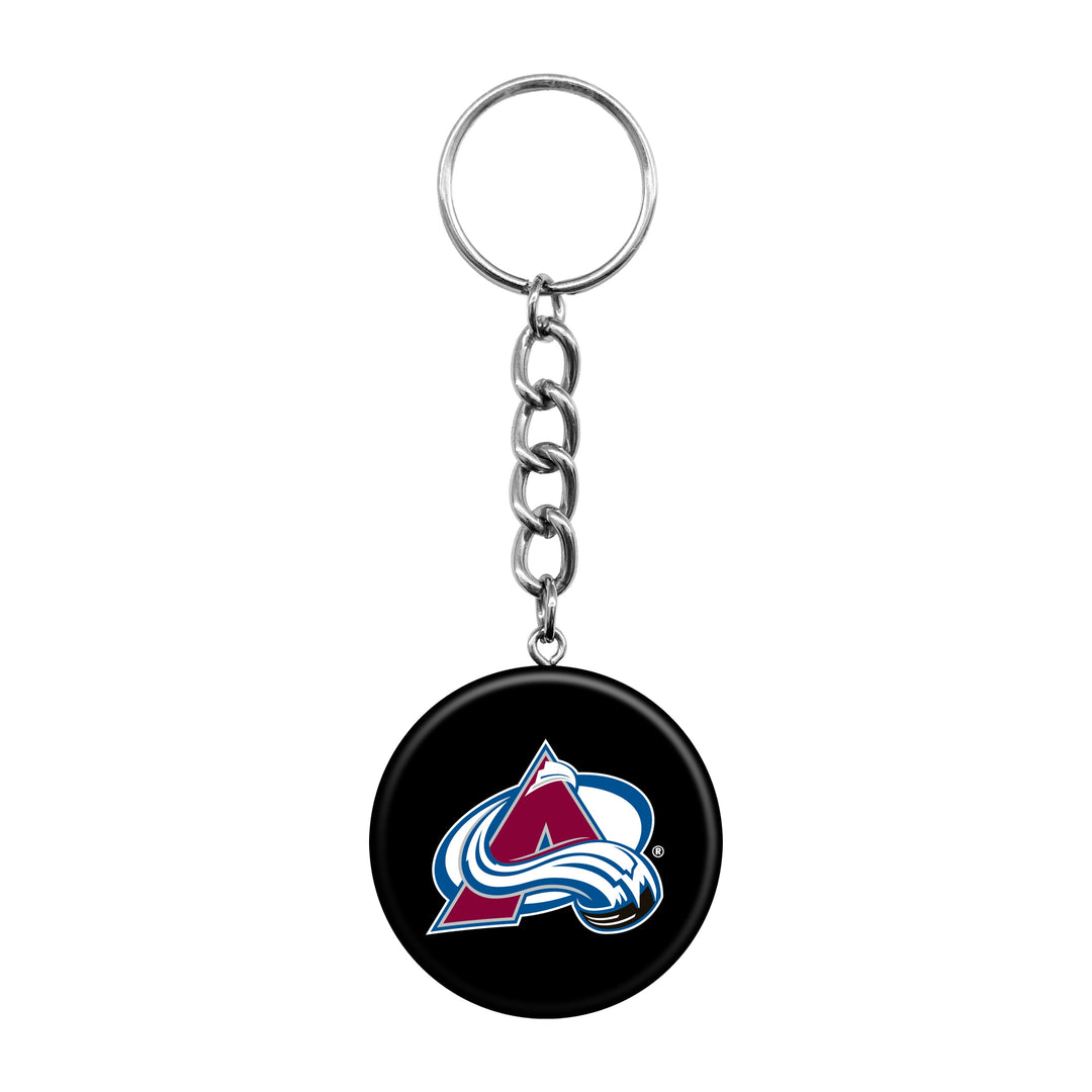 Colorado Avalanche Mini Hockey Puck Keychain