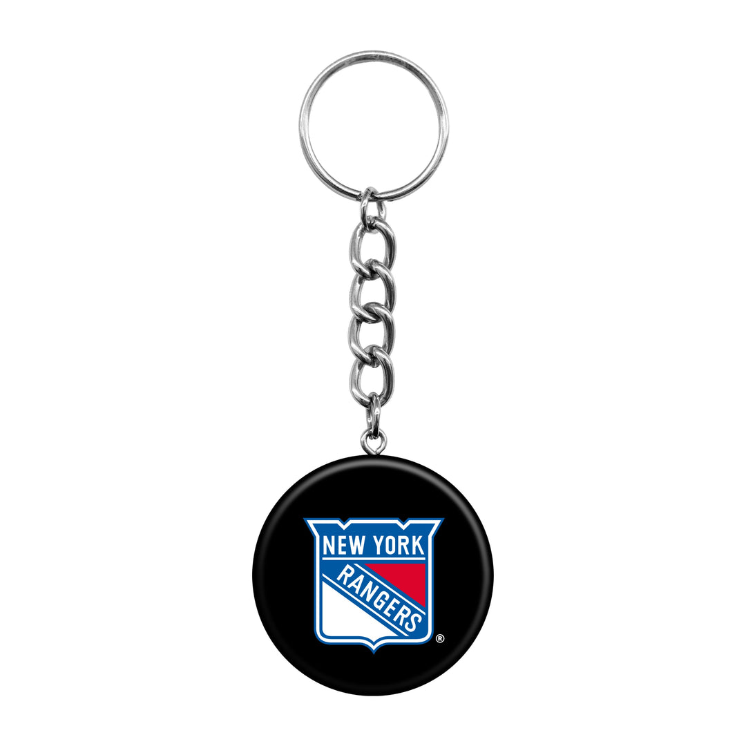 New York Rangers Mini Hockey Puck Keychain