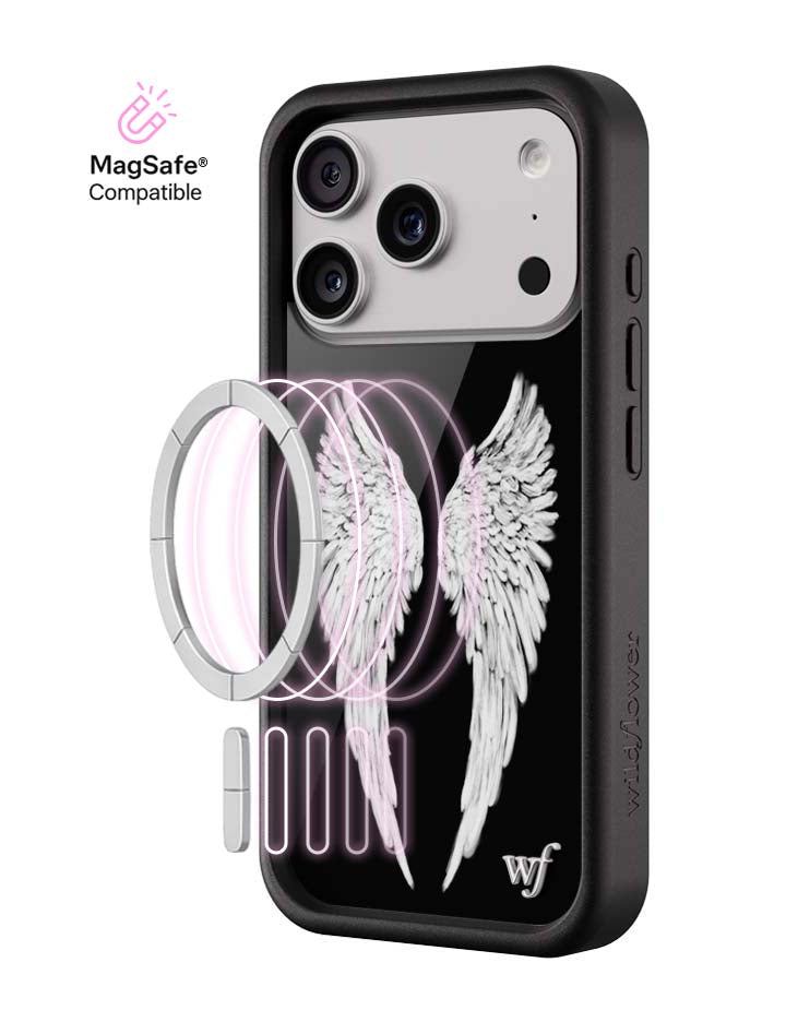 Angel Baby | Black iPhone Case