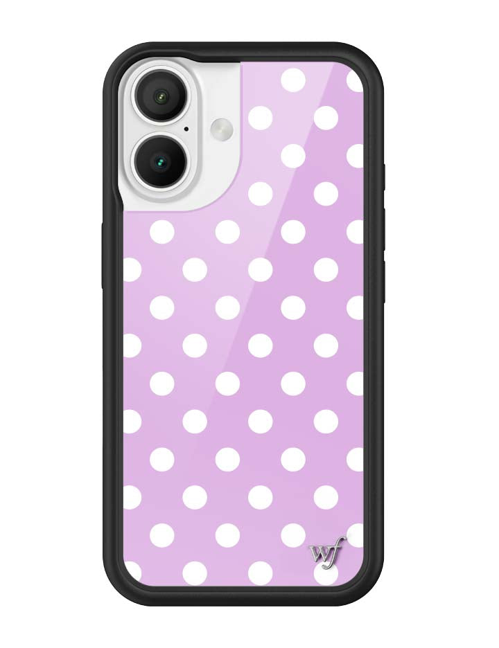 Polka Dot | Lavender and White iPhone Case