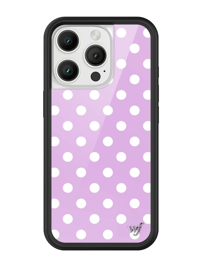 Polka Dot | Lavender and White iPhone Case