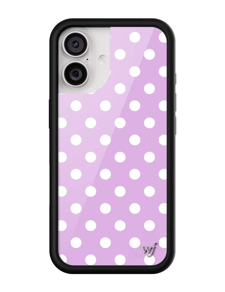 Polka Dot | Lavender and White iPhone Case