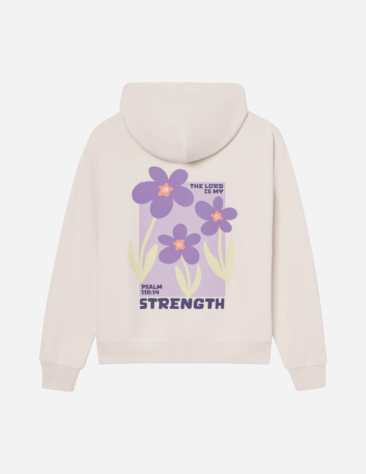 My Strength Floral Unisex Hoodie