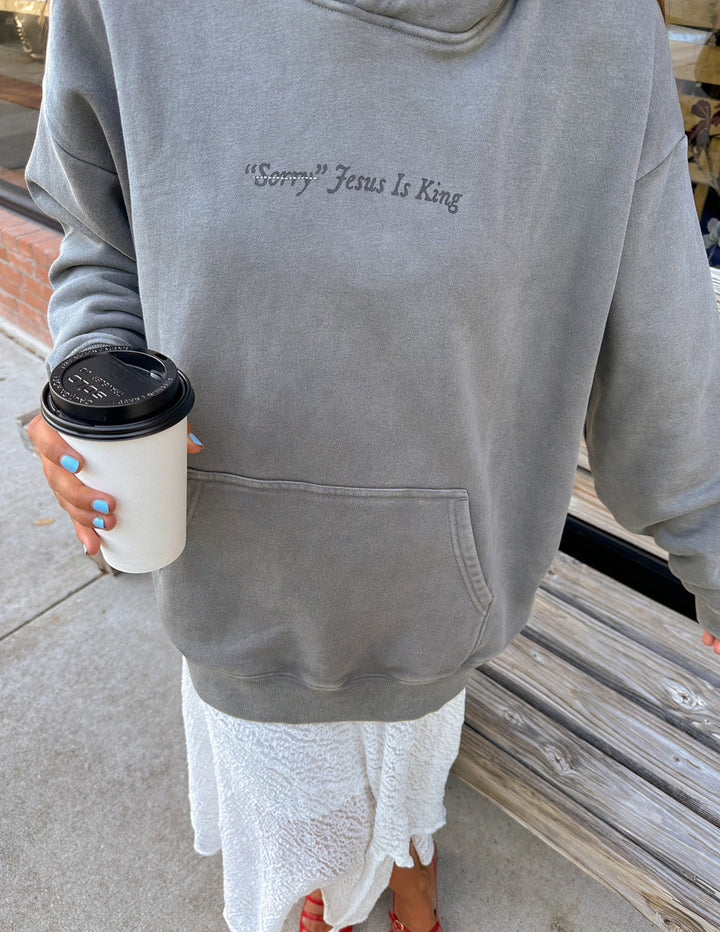 Not Sorry Jesus Is King Unisex Hoodie
