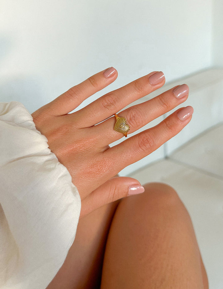 Radiant Heart Ring