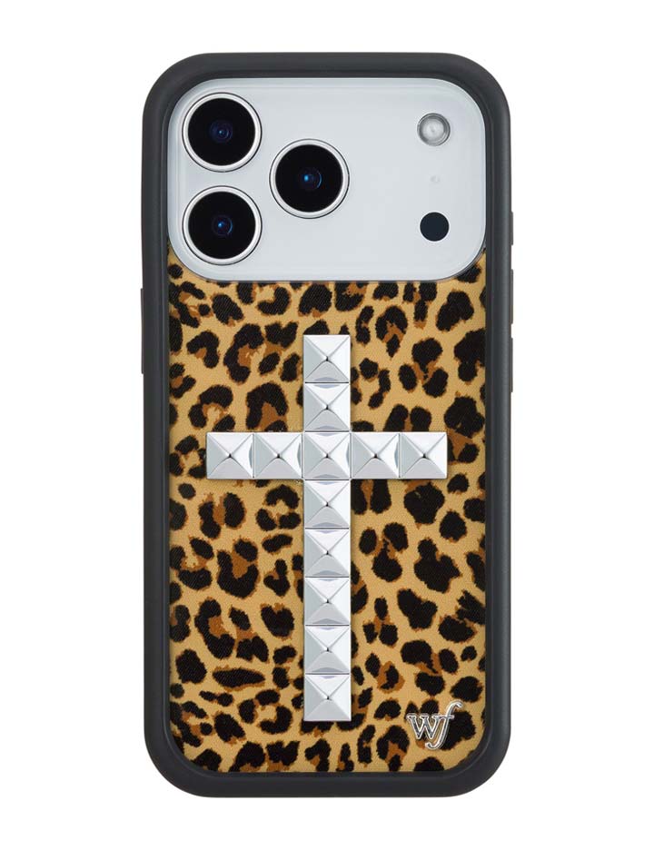 Stud Cross Meow iPhone Case